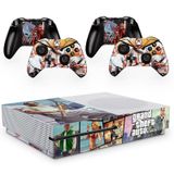 Skin Adesivo Protetor para X Box One S e Controles Grand Theft Auto GTA b4