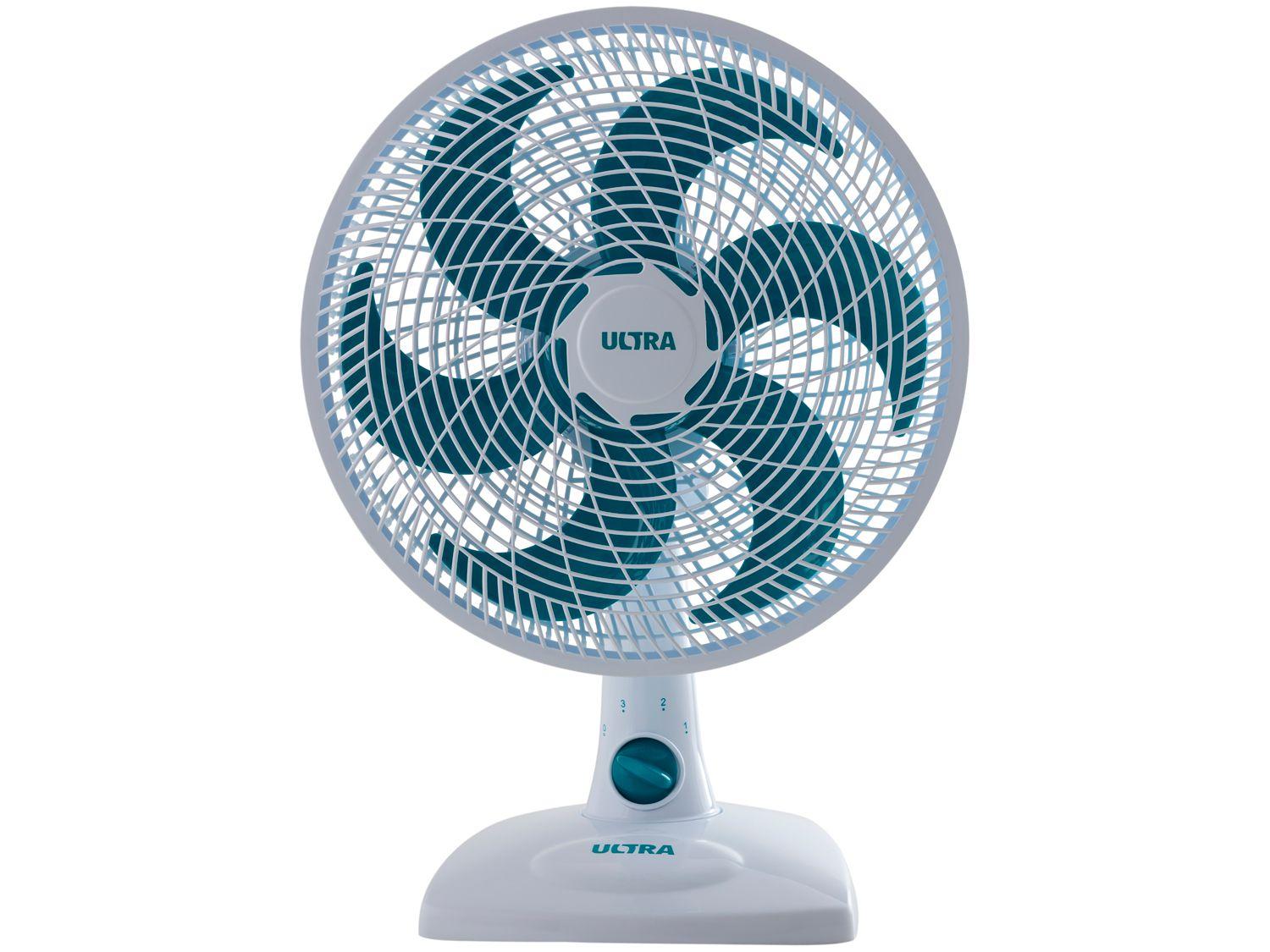 Ventilador Mondial 2 Em 1 Ultra V-30b-6p 30cm 6 Pás 3 Velocidades Branco E Azul 220v