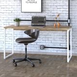 Mesa Para Escritório Diretor Estilo Industrial 150cm Kuadra