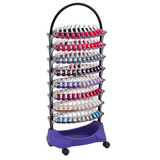 Carrinho Para Esmaltes Smaltbell Classic 8 Bandejas, Roxo - Dompel