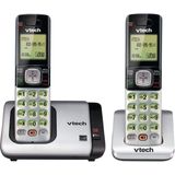 Vtech Cs6719-2 Telefone Sem Fio Expansível De 2 Aparelhos Com Id/chamada De Chamada, Intercom E Display Retroiluminado/teclado