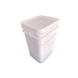 Balde 20l Com Tampa Retangular Para Vender Frango Frito
