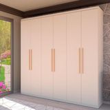 Guarda Roupa Casal Bartira Genova Com 6 Portas 3 Gavetas E 236,7 Cm
