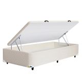 Base Box Para Colchão De Solteiro Itaflex Universal Com Baú 40,5x88x188 Cm