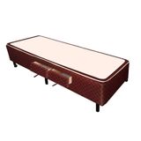 Cama Box Base C/gavetas Solteiro Poli Tecido Brown (88x27-c/2 Gavs) - Castor