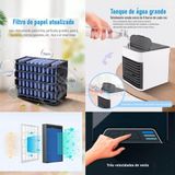 Mini Ar Condicionado Umidificador Portátil Air Cooler 3 Vel