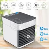 Mini Ar Condicionado Umidificador Portátil Air Cooler 3 Vel
