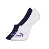 Kit 2 Pares Meia Sapatilha Invisível Puma Feminina