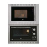 Kit Forno Elétrico 44l E Micro-ondas De Embutir 25l Fischer Inox 110v