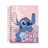 Caderno Inteligente Colegial Capa Dura Stitch Dac