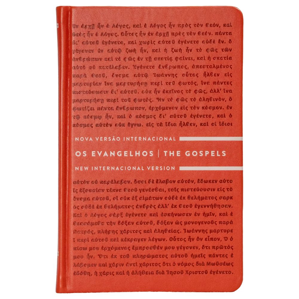 Os Evangelhos Bilíngue Nvi/niv - The Gospel - Capa Dura Laranja - Thomas Nelson Thomas Nelson