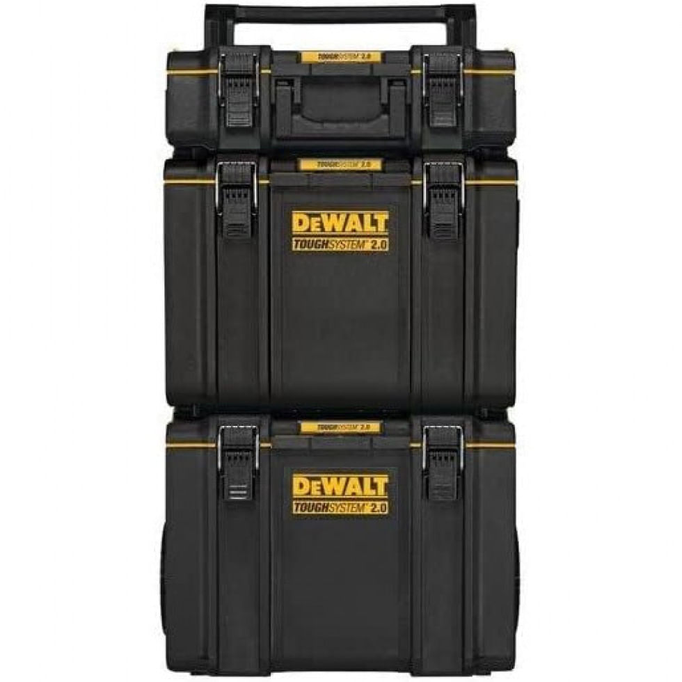 Caixa De Ferramentas Organizadora Com Rodas E Compartimentos, Dewalt Dwst60436, Preto