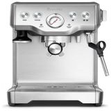 Cafeteira Eletrica Programavel Expresso Automatica Com Vaporizador Aco INOxidavel 1650w, 110v, Breville Bes840xl, Prateado