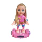 Boneca Musical Skate Elétrico Iluminado Hoverboard