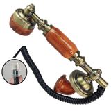 Gancho Monofone Telefone Fixo Rj11 Microfone Audio