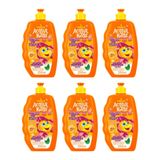 Creme Para Pentear Acqua Kids 250ml Cacheados - Kit Com 6un