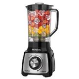 Liquidificador Mondial Turbo Black L-1200 Bi Liquidificador-220v-preto/inox