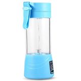 Mini Liquidificador Mixer Juice Usb Garrafa Portatil Coquete Azul