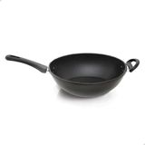 Frigideira Funda Wok Antiaderente 30 Cm Preta 5l Nigro