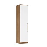 Guarda-roupa Modulado 1 Porta Com 6 Prateleiras Irlanda Amendola/branco