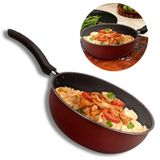 Panela Wok Top 24cm Antiaderente Cabo Reforçado Saltear