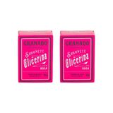 Sabonete Granado 90g Glicerina Rosa-kit C/2un