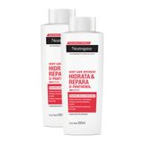 Kit 2 Hidratantes Corporal Neutrogena Body Care Intensive Hidrata&Repara 400ml