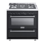 Fogão 5 Bocas Venax Temis A Gas Mesa De Inox 220v Preto