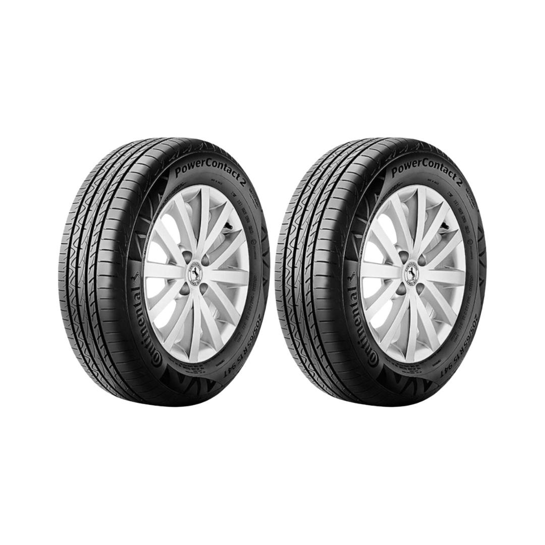 Kit 2 Pneu Continental Aro 16 Powercontact 2 205/55r16 91v