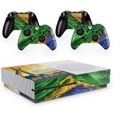 Skin Adesivo Protetor para X Box One S e Controles Brasil São Paulo b2