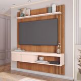 Painel Para Tv Ate 55 Esmeralda Caemmun 1,50 Freijo-off White