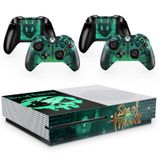 Skin Adesivo Protetor para X Box One S e Controles Sea of Thieves b6