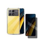 Capa + Pel. Gel Privativa Compatível Para Poco X6 / X6 Pro