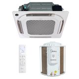 Ar Condicionado Split Cassete 4 Vias Inverter Midea R-32 24000 Btus Frio 220v Monofásico 40kvqd24m5