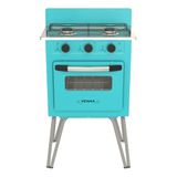Fogão Portátil Venax Gemini Vitro 2 Bocas a Gás Verde