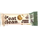 Barra Proteína Vegana Cookies &#39;n&#39; Cream Eat Clean 45g