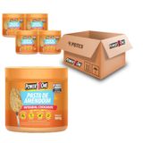 Pasta De Amendoim Power1one Crocante 500g (4 Potes)