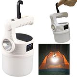 Luminaria Solar Lanterna Dupla Fonte De Luz Led 2 1 Camping