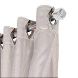 Cortina P/quarto De Tecido Blecaute Ana 3,80 X 2,60 Palha