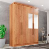 Guarda-roupa Casal Com Espelho 4 Portas 2 Gavetas França