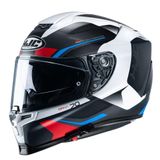 Capacete Hjc Rpha 70 Kosis Preto Branco Azul E Vermelho 58