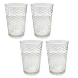 Conjunto 4 Copos De Vidro Cells 200ml Bolinha Class Home