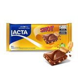 Chocolate Shot Com Amendoim Lacta Barra 80g