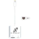 Adaptador Ethernet Lightning Rj45 Flex Branco [f002]