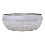 Saladeira Tigela Bowl Inox Martelado 25cm 3,5l