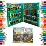 Estojo Maleta Escolar Infantil Pintura 150pç Menino/menina