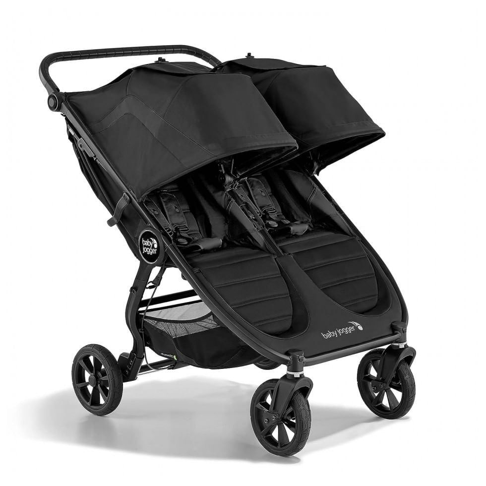 Carrinho De Bebe Duplo Para Todos Os Terrenos, Jogger City Mini Gt2, Preto