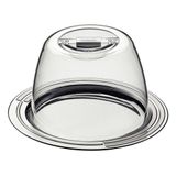 Porta-queijo Tramontina Ciclo Em Aço Inox 20 Cm 2 Peças Tramontina