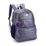 Mochila Costas Notebook Crinkle Up4you Metalizado - Marinho