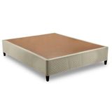 Cama Box Base Casal Clickbox Bordado Clean (138x188x28) - Herval